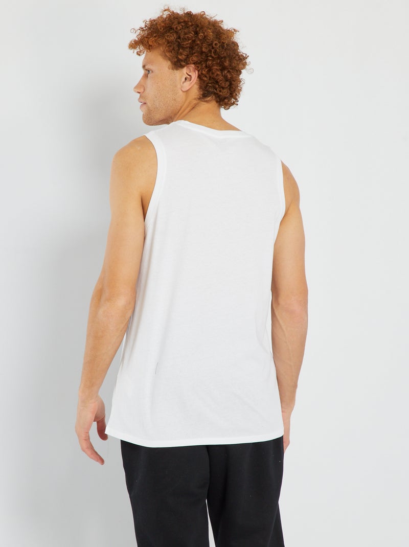 Effen nachttopje wit - Kiabi