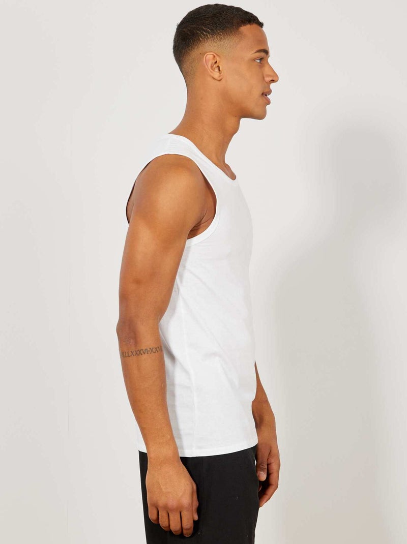 Effen nachttopje wit - Kiabi