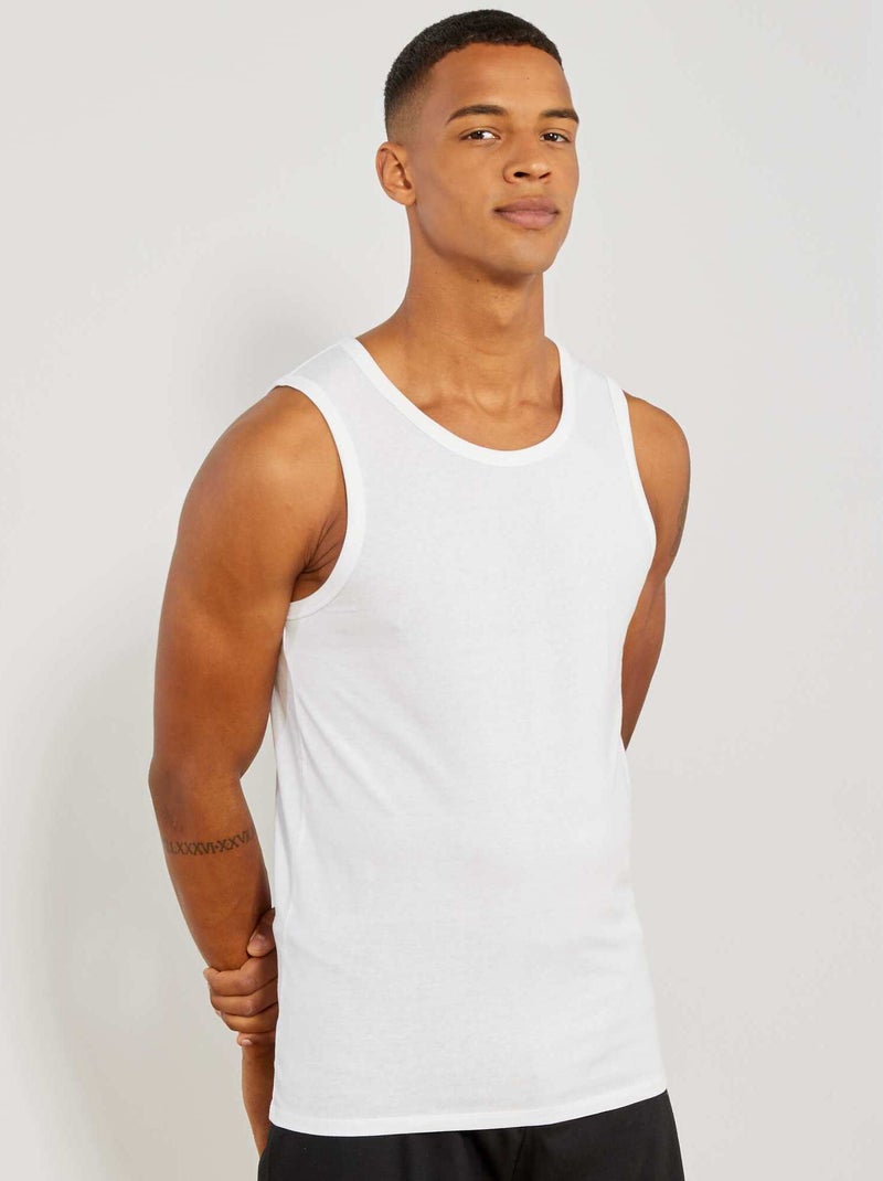 Effen nachttopje wit - Kiabi