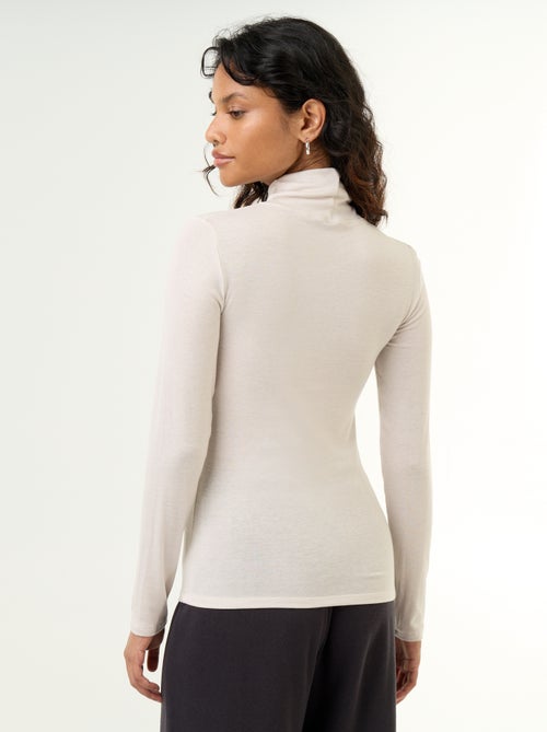 Effen onderpullover van wolmix - Kiabi Effen onderpullover van wolmix - Kiabi