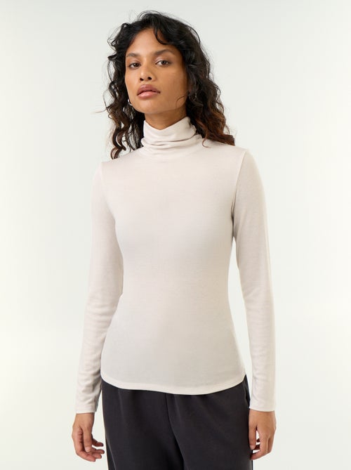 Effen onderpullover van wolmix - Kiabi Effen onderpullover van wolmix - Kiabi