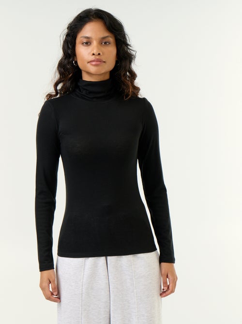 Effen onderpullover van wolmix - Kiabi Effen onderpullover van wolmix - Kiabi