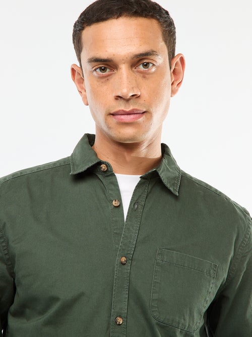 Effen overhemd - recht / regular-fit model - Kiabi