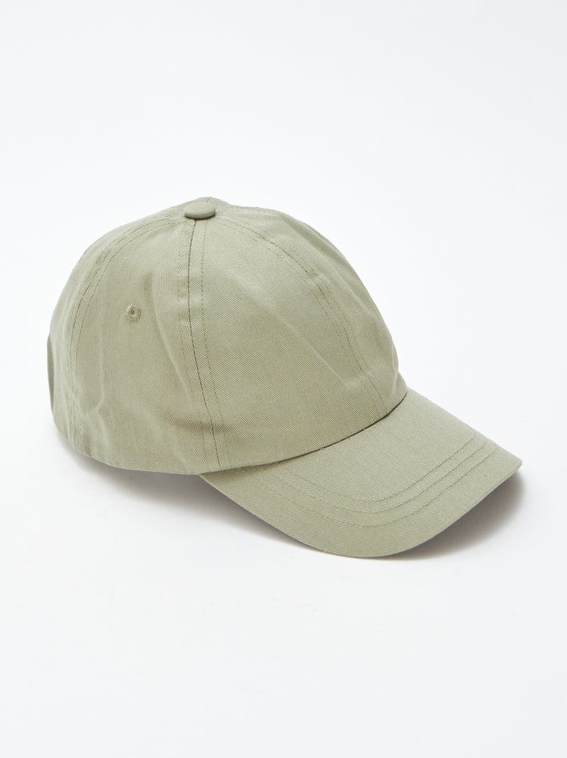 Effen pet in baseballstijl Groen - Kiabi