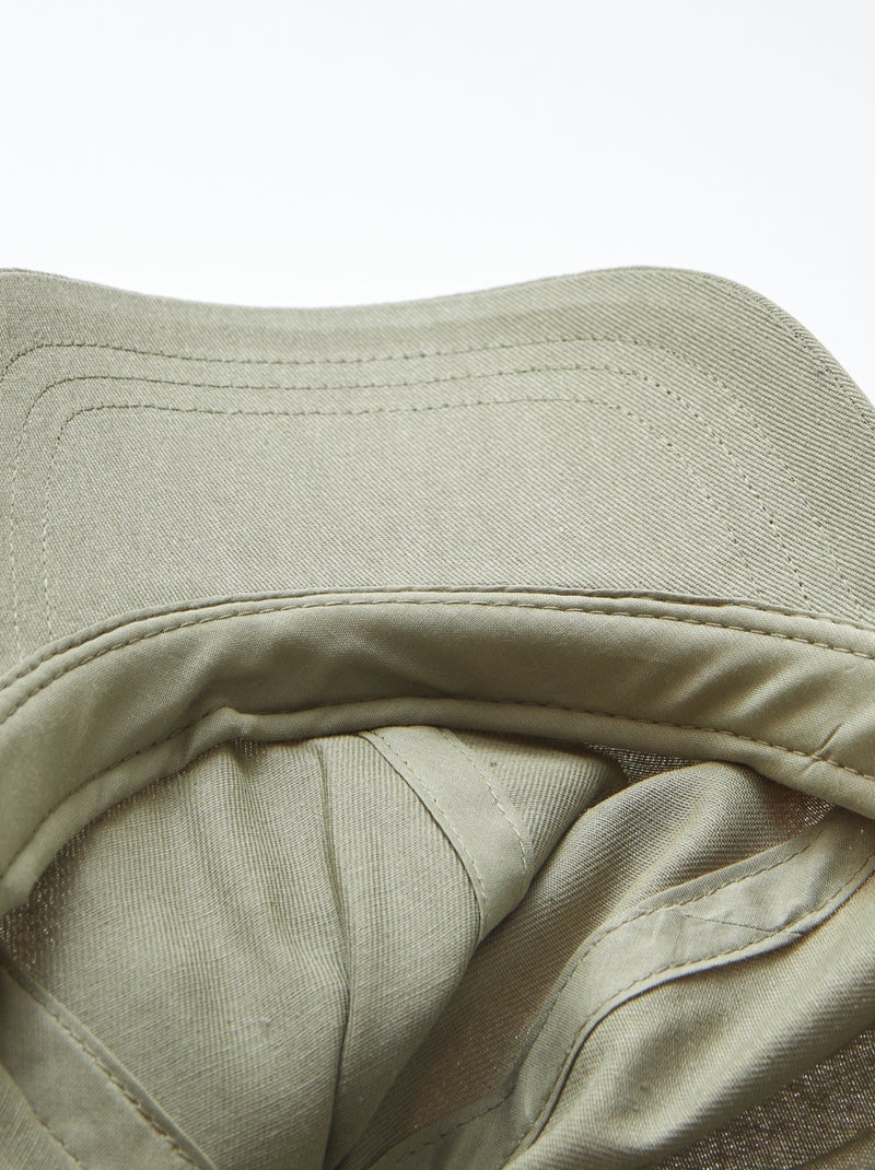 Effen pet in baseballstijl Groen - Kiabi