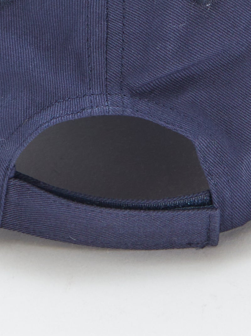 Effen pet in baseballstijl Zwart - Kiabi