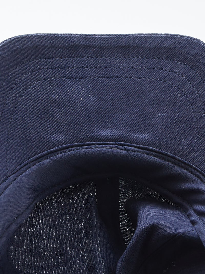 Effen pet in baseballstijl Zwart - Kiabi