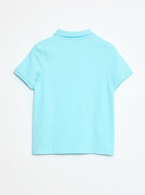 Effen polo van piquétricot - Kiabi