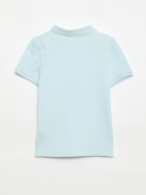 Effen polo van piquétricot - Kiabi