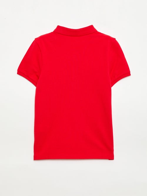 Effen polo van piquétricot - Kiabi