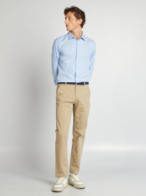 Effen recht overhemd - Kiabi