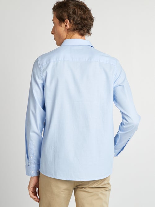 Effen recht overhemd - Kiabi