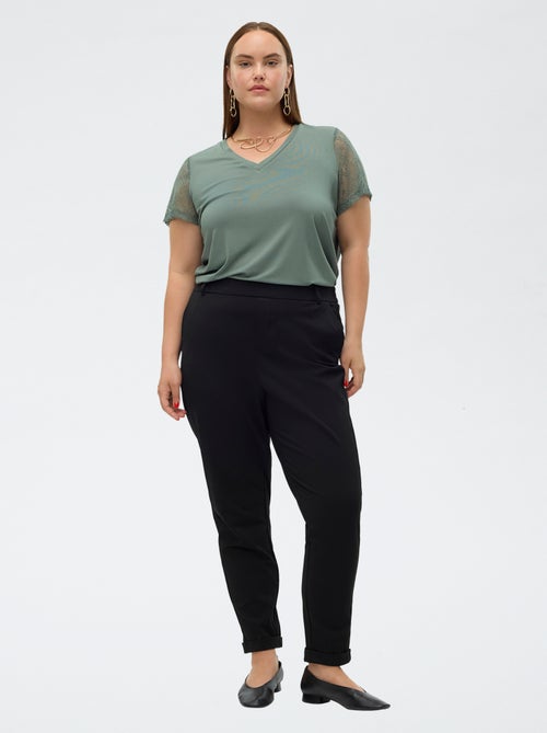 Effen, rechte broek - Kiabi