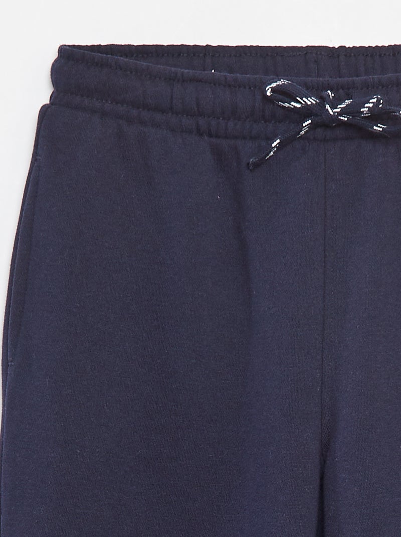 Effen, rechte joggingbroek - Comfortabel model Blauw - Kiabi