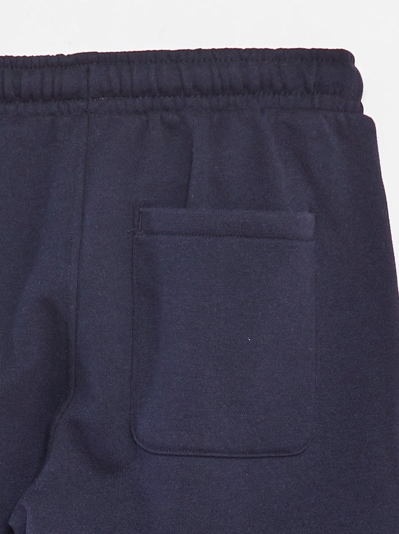 Effen, rechte joggingbroek - Comfortabel model Blauw - Kiabi