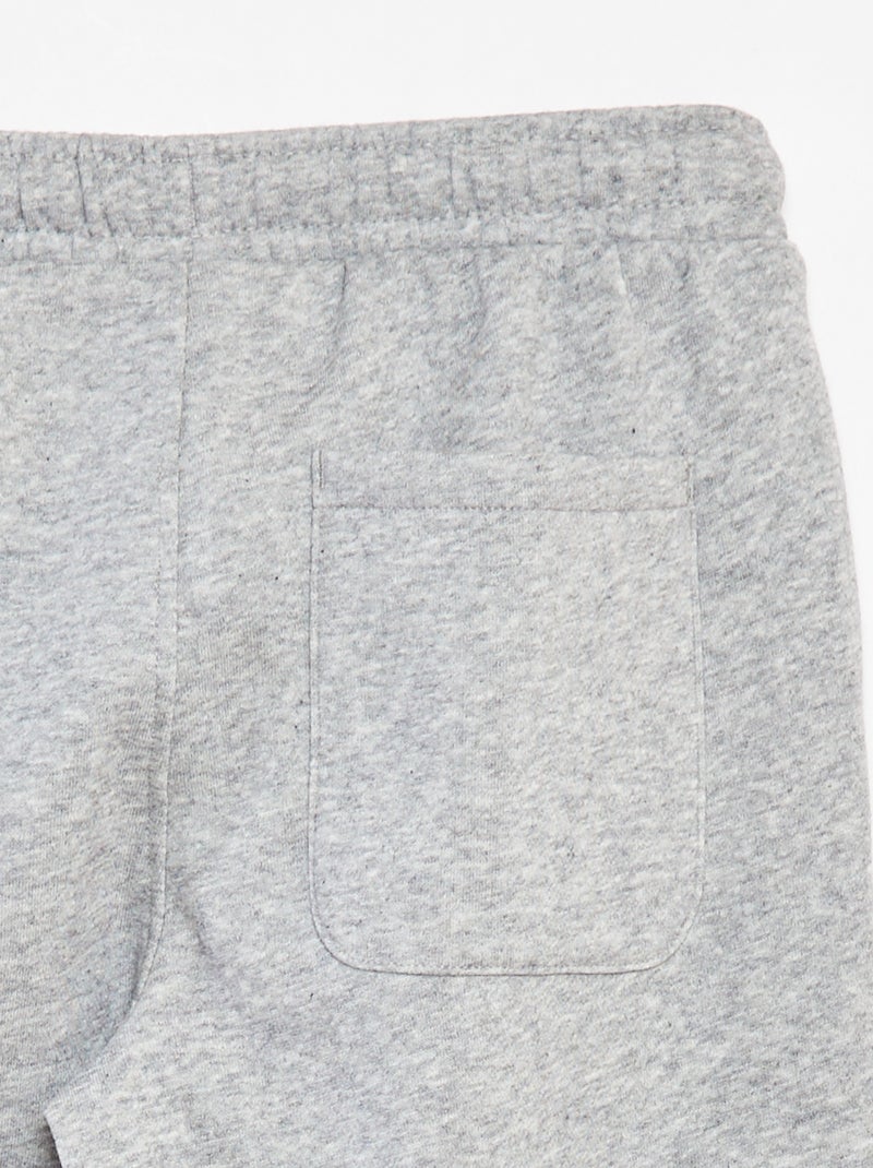 Effen, rechte joggingbroek - Comfortabel model Grijs - Kiabi
