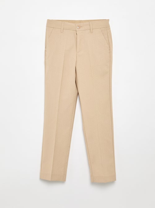 Effen, regular-fit kostuumbroek - Kiabi