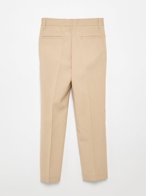 Effen, regular-fit kostuumbroek - Kiabi