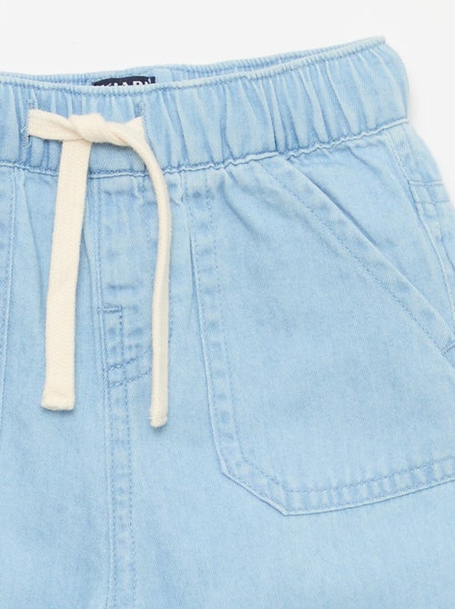 Effen relax fit broek met 2 opgestikte zakken - Kiabi