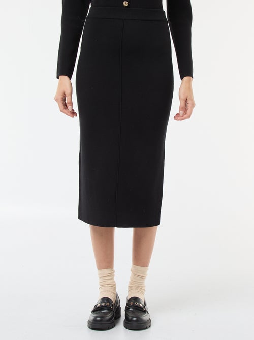 Effen rok van ottomantricot - Kiabi