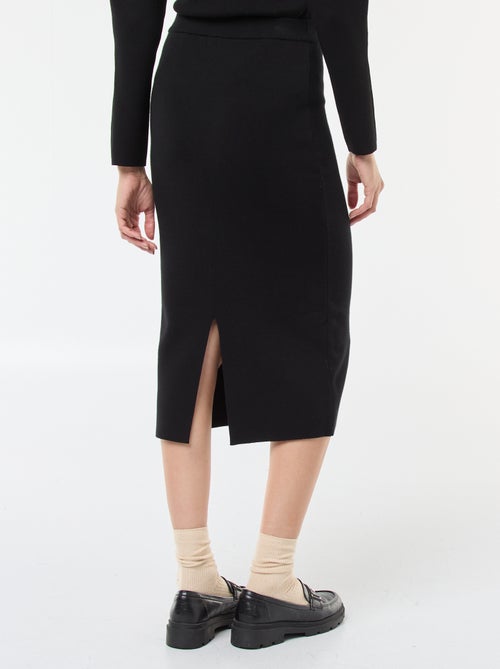 Effen rok van ottomantricot - Kiabi