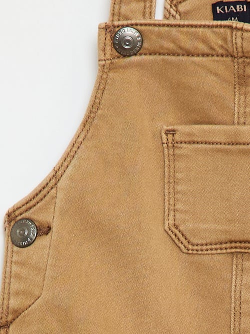 Effen salopette met verstelbare bandjes - Kiabi