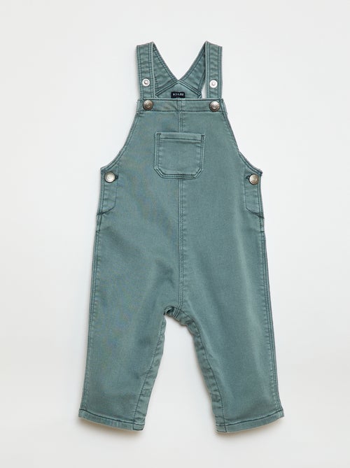 Effen salopette met verstelbare bandjes - Kiabi