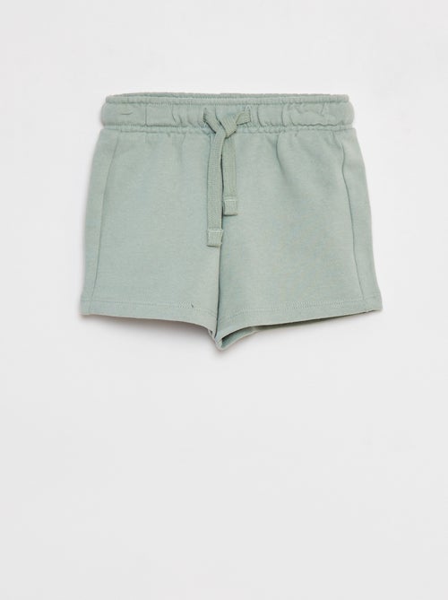 Effen short met elastische taille - Kiabi