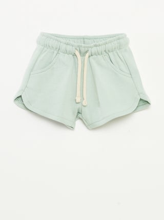 Effen short met zakken