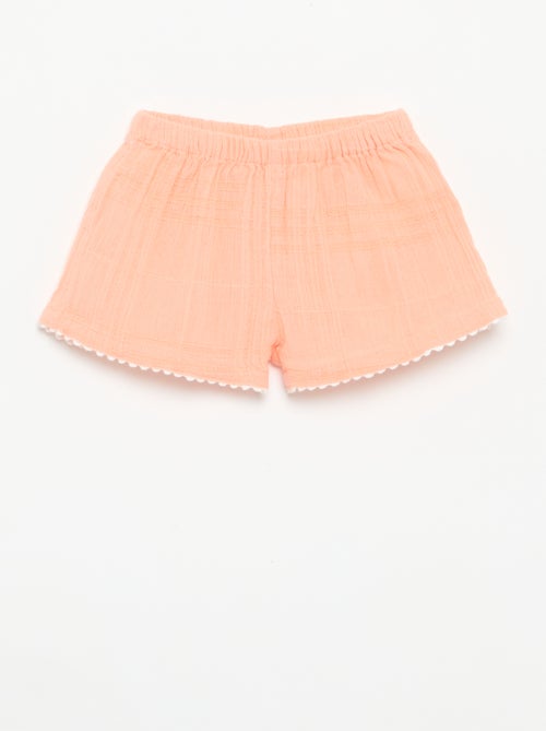 Effen short van dobby - Kiabi Effen short van dobby - Kiabi