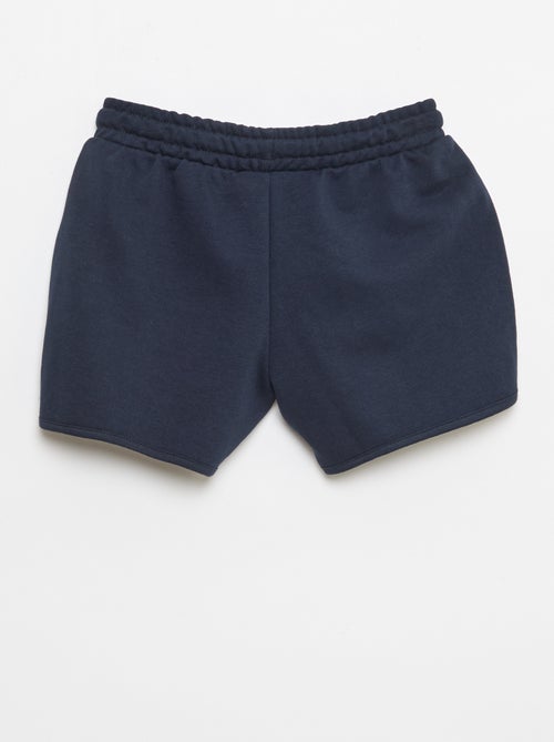 Effen short van french terry - Kiabi