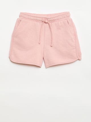 Effen short van french terry