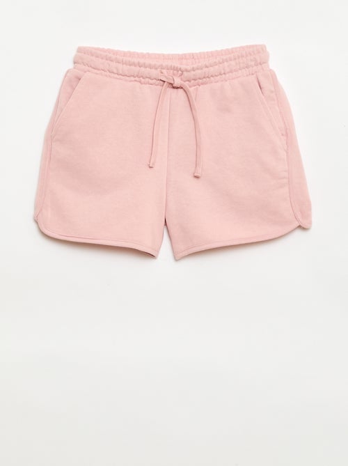 Effen short van french terry - Kiabi