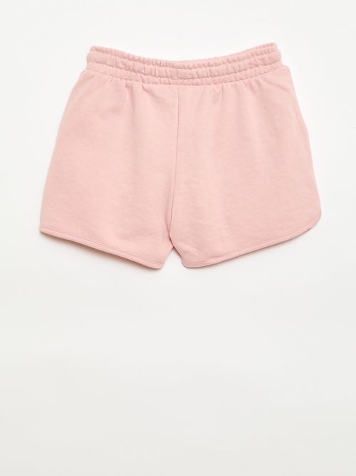 Effen short van french terry - Kiabi