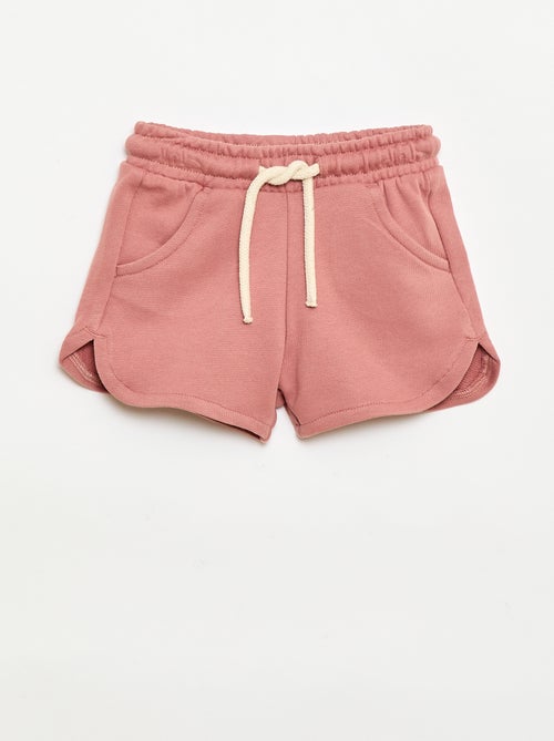 Effen short van lichte molton - Kiabi