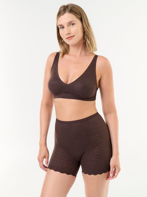 Effen shorty van kant - Kiabi