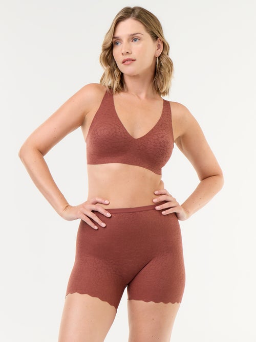 Effen shorty van kant - Kiabi
