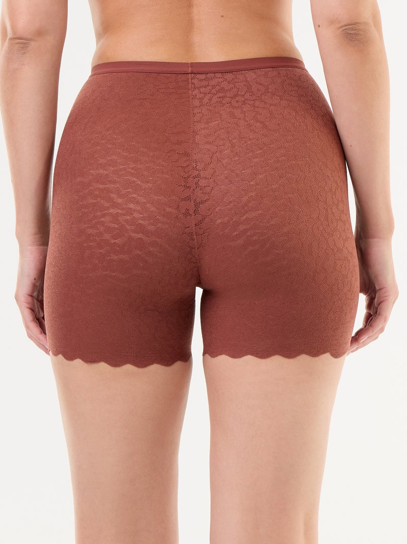 Effen shorty van kant Bruin - Kiabi