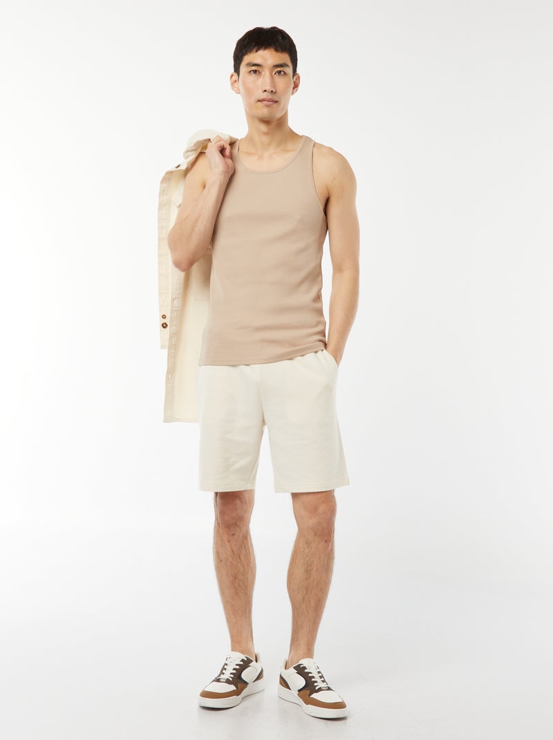 Effen singlet Biege - Kiabi