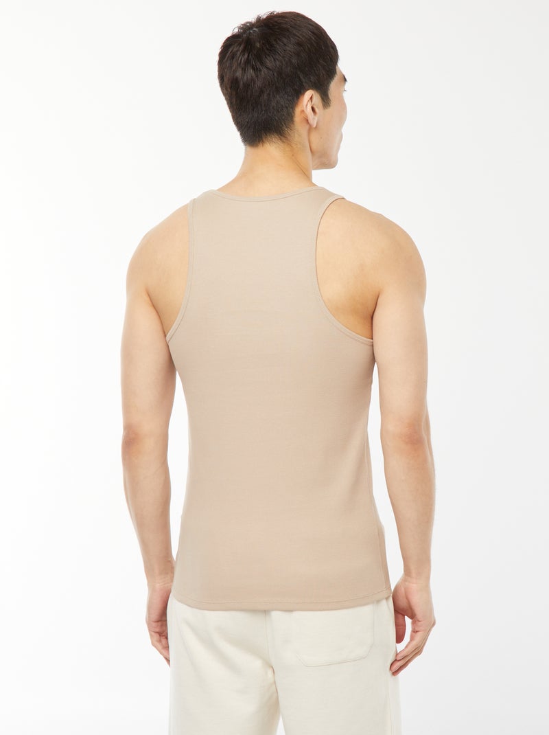 Effen singlet Biege - Kiabi