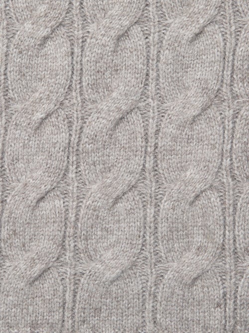 Effen sjaal met kabelpatroon - Kiabi