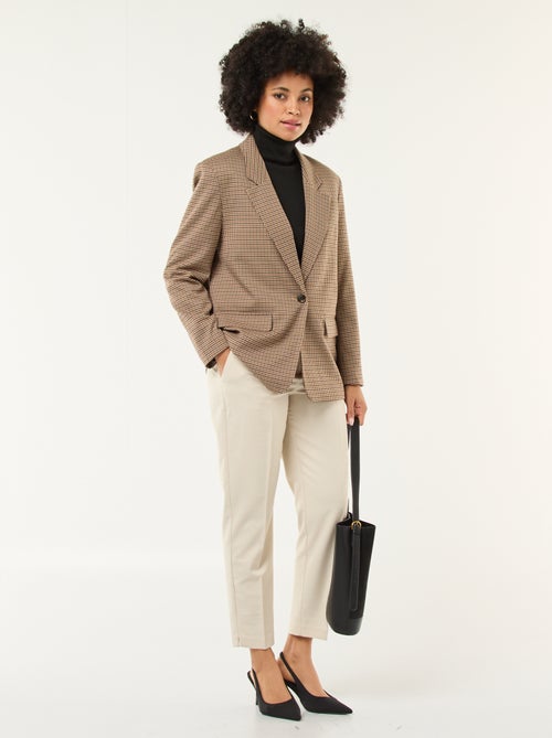 Effen skinny broek met 2 zakken - Kiabi