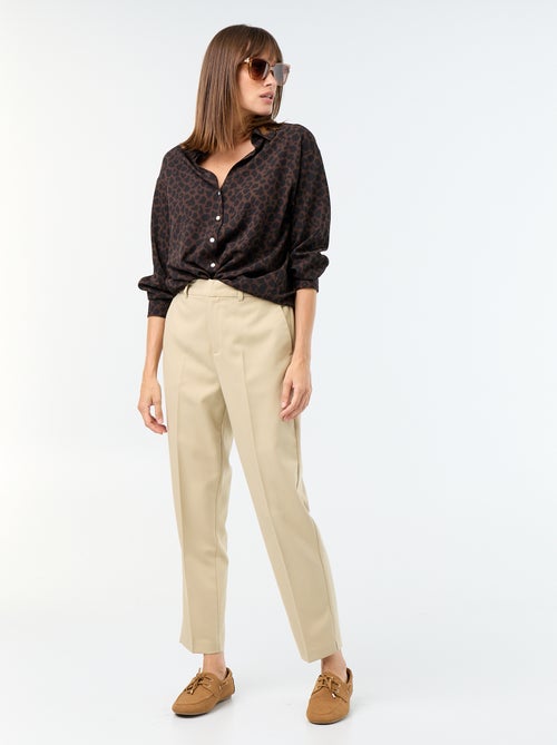 Effen skinny broek met 2 zakken - Kiabi