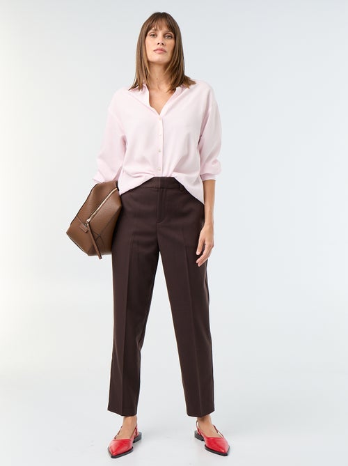 Effen skinny broek met 2 zakken - Kiabi