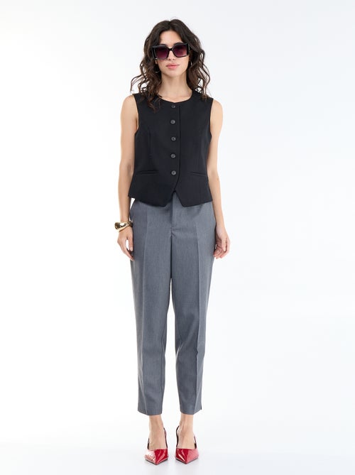 Effen skinny broek met 2 zakken - Kiabi