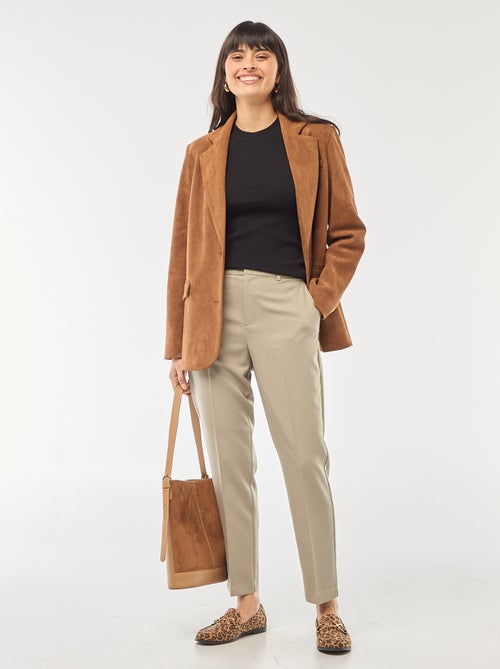 Effen skinny broek met 2 zakken - Kiabi