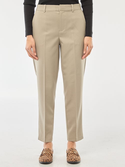 Effen skinny broek met 2 zakken - Kiabi