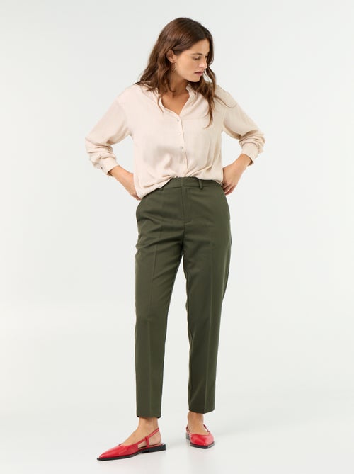 Effen skinny broek met 2 zakken - Kiabi