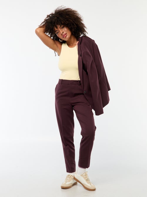 Effen skinny broek met 2 zakken - Kiabi