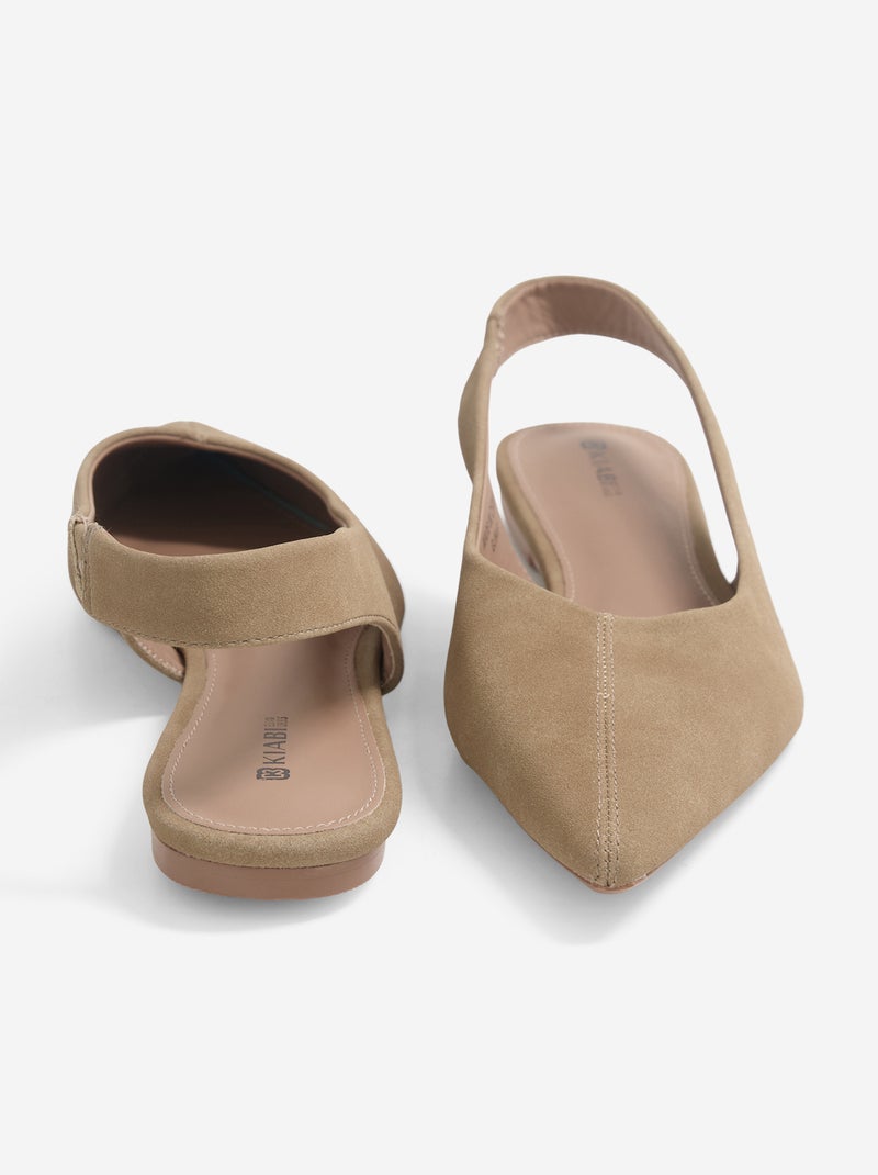 Effen slingballerina's Bruin - Kiabi